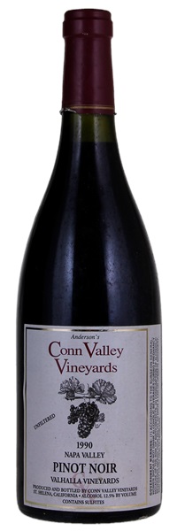 1990 Anderson's Conn Valley Valhalla Vineyard Pinot Noir, 750ml