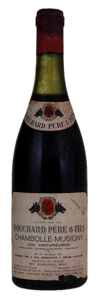 1961 Bouchard Pere et Fils Chambolle-Musigny Les Amoureuses, 750ml