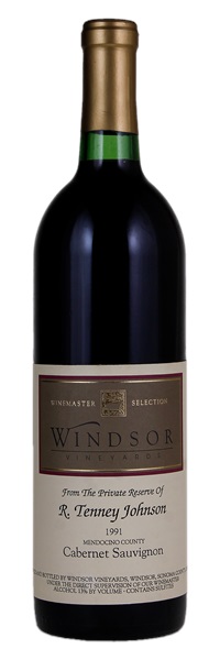 1991 Windsor Vineyards Signature Series Cabernet Sauvignon, 750ml