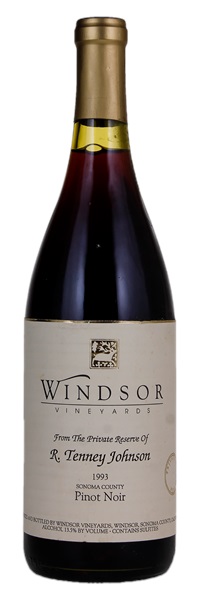 1993 Windsor Vineyards Private Reserve Pinot Noir, 750ml