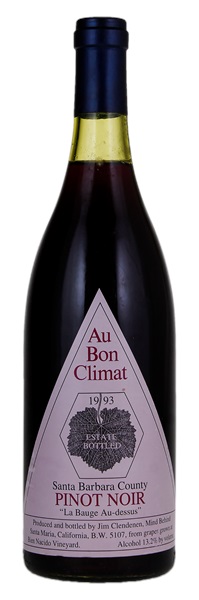 1993 Au Bon Climat La Bauge Au-dessus Pinot Noir, 750ml