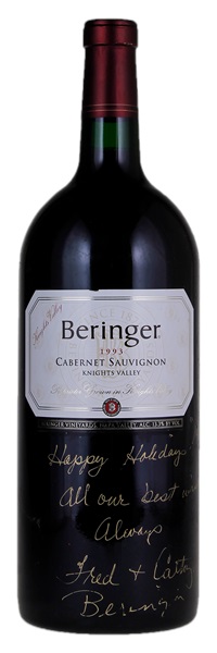 1993 Beringer Knights Valley Cabernet Sauvignon, 3.0ltr