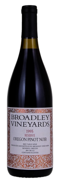 1995 Broadley Vineyards Reserve Pinot Noir, 750ml