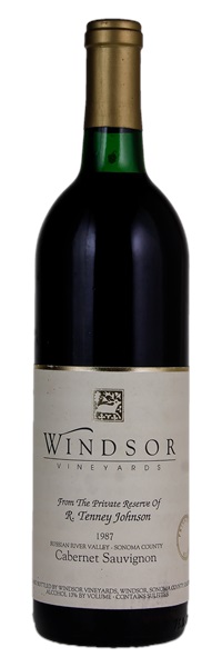1987 Windsor Vineyards Private Reserve Cabernet Sauvignon, 750ml