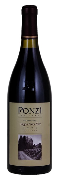 1993 Ponzi Willamette Valley Reserve Pinot Noir, 750ml