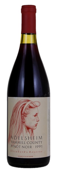 1991 Adelsheim Elizabeth's Reserve Pinot Noir, 750ml