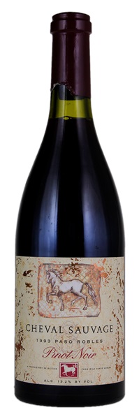 1993 Wild Horse Cheval Sauvage Pinot Noir, 750ml