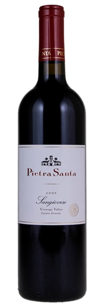 2008 Pietra Santa Vineyards Cienega Valley Sangiovese, 750ml