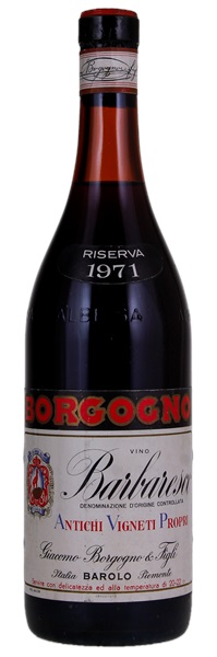 1971 Giacomo Borgogno & Figli Barbaresco Riserva Antichi Vigneti Propri, 750ml