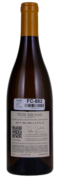 2017 Peter Michael Ma Belle Fille Chardonnay, 750ml