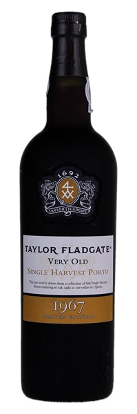 1967 Taylor-Fladgate Limited Edition Very Old Single Harvest Port, 750ml