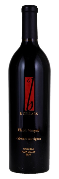 2016 B Cellars Ehrlich Vineyard Cabernet Sauvignon, 750ml