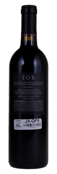 2012 TOR Kenward Family Wines Cimarossa Cabernet Sauvignon, 750ml