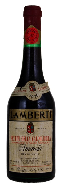 1975 Lamberti Amarone Recioto della Valpolicella, 750ml