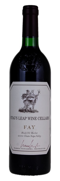 2000 Stag's Leap Wine Cellars Fay Block 5C Merlot, 750ml