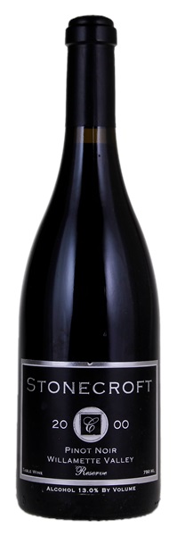 2000 Stonecroft Reserve Pinot Noir, 750ml