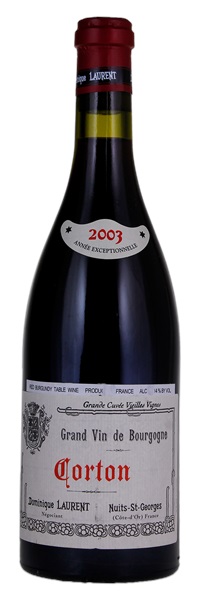 2003 Dominique Laurent Corton Vieilles Vignes, 750ml