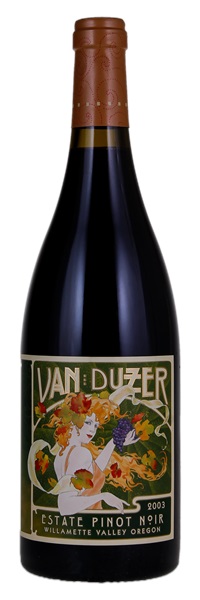 2003 Van Duzer Vineyards Estate Pinot Noir, 750ml