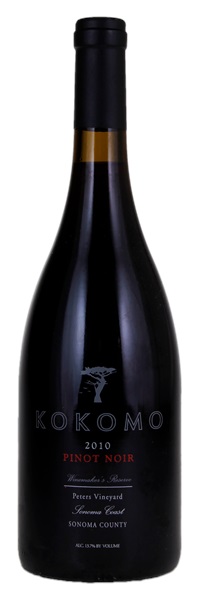 2010 Kokomo Winery Peters Vineyard Winemaker's Reserve Pinot Noir, 750ml
