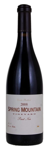 2008 Spring Mountain Pinot Noir, 750ml