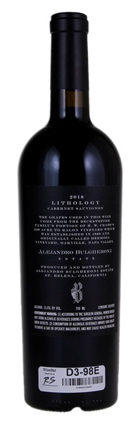 2018 Alejandro Bulgheroni Lithology Beckstoffer To Kalon Vineyard Cabernet Sauvignon, 750ml