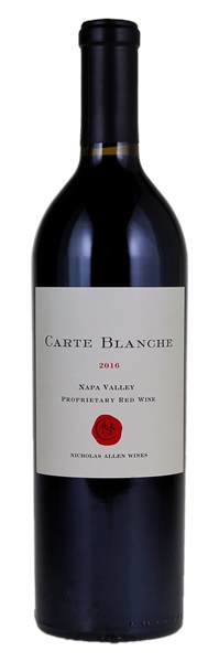 2016 Nicholas Allen Wines Carte Blanche Proprietary Red, 750ml