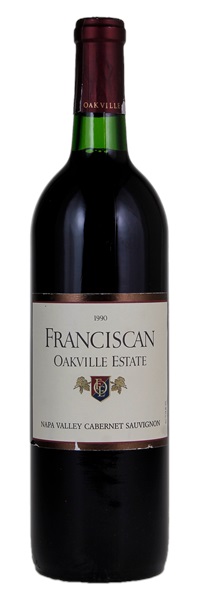 1990 Franciscan Oakville Estate Cabernet Sauvignon, 750ml