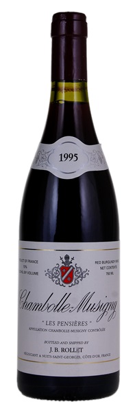 1995 J.B. Rollet (negociant) Chambolle Musigny Les Pensieres, 750ml