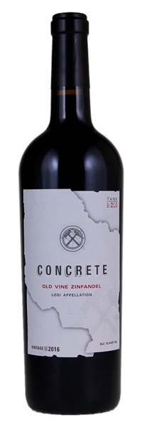 2016 Concrete Old Vine Zinfandel, 750ml