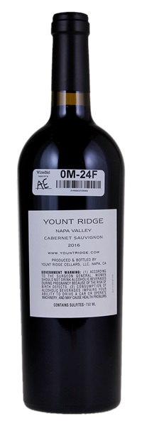 2016 Yount Ridge Cabernet Sauvignon, 750ml