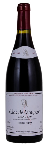 1997 Domaine Paul Misset Clos de Vougeot Vieilles Vignes, 750ml