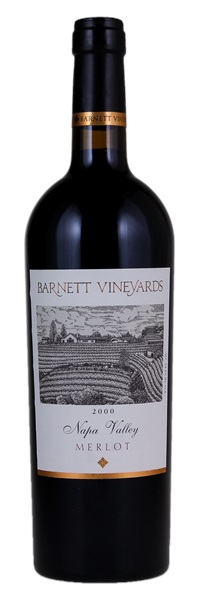 2000 Barnett Vineyards Napa Valley Merlot, 750ml