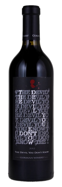 2012 Gorman Winery The Devil You Don't Know, 750ml