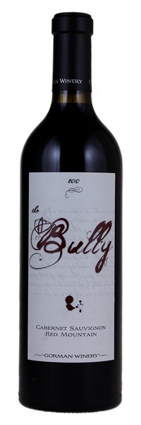 2010 Gorman Winery The Bully Cabernet Sauvignon, 750ml
