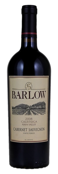 2008 Barlow Vineyards Calistoga Cabernet Sauvignon, 750ml