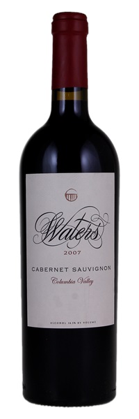 2007 Waters Winery Columbia Valley Cabernet Sauvignon, 750ml
