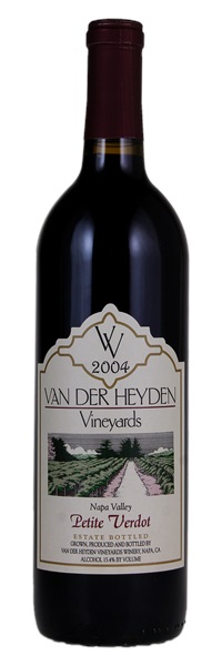 2004 Van Der Heyden Petit Verdot, 750ml