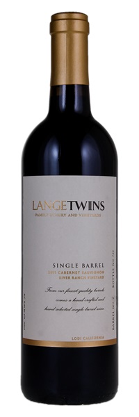 2011 LangeTwins Single Barrel River Ranch Cabernet Sauvignon, 750ml