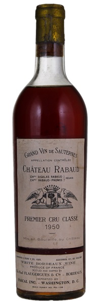 1950 Château Rabaud, 750ml