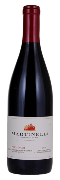 2019 Martinelli Bondi Home Ranch Vineyard Pinot Noir, 750ml