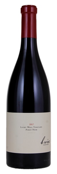2017 B Wise Lucky Well Vineyard Pinot Noir, 750ml