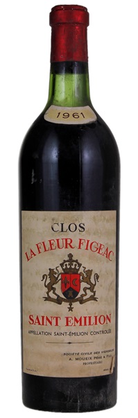 1961 Clos La Fleur Figeac, 750ml