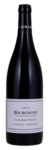 2015 Vincent Girardin Bourgogne Cuvee St. Vincent Pinot Noir, 750ml