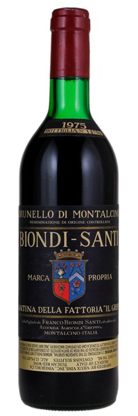 1975 Biondi-Santi Tenuta Il Greppo Brunello di Montalcino, 750ml