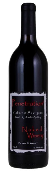 2007 Naked Winery Penetration Cabernet Sauvignon, 750ml