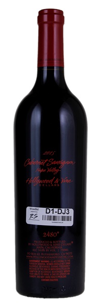 2015 Hollywood and Vine Cellars 2480 Cabernet Sauvignon, 750ml