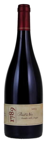 2013 1789 Wines Pinot Noir, 750ml