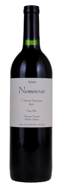 2004 Nemerever Block 1 Cabernet Sauvignon, 750ml