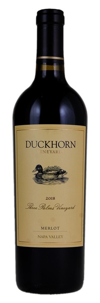 2018 Duckhorn Vineyards Three Palms Vineyard Merlot, 750ml