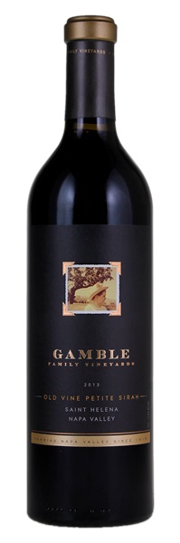 2013 Gamble Family Vineyards Old Vine Petite Sirah, 750ml